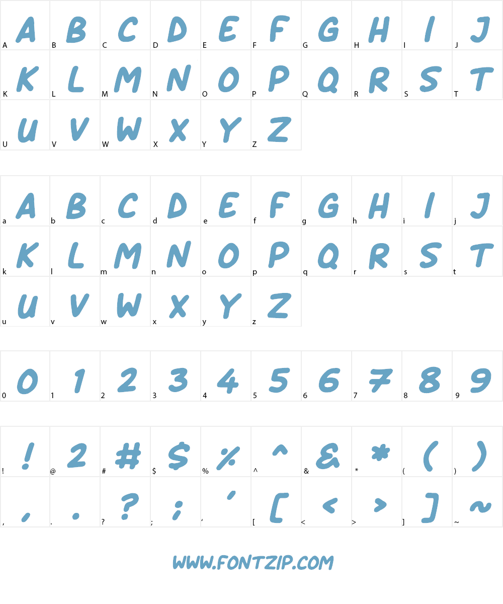 Daydreamers Font Character